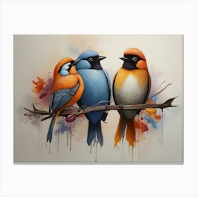 Birds Art 04 Canvas Print