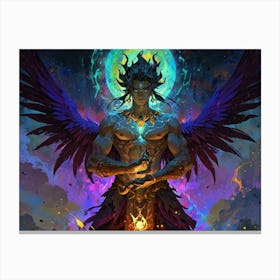Angel Of Fire 2 Canvas Print