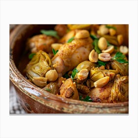 Chicken And Artichoke Stew 5 Canvas Print