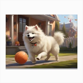 Samoyed Canvas Print