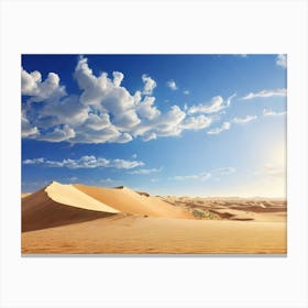 Sand Dunes In The Desert 2 Canvas Print