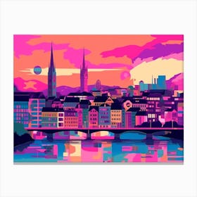 Zurich Skyline  Canvas Print