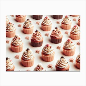 Collection Of Cupcakes Canvas Print