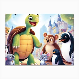 Unusual Friends Canvas Print