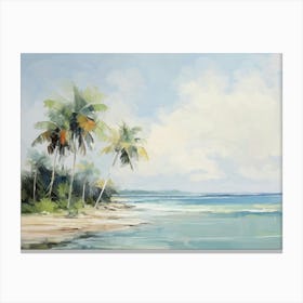 Tropical Beach Canvas Print