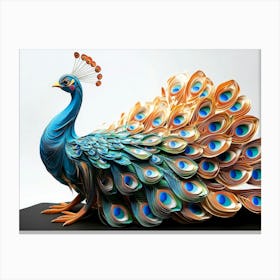 Peacock 66 Canvas Print