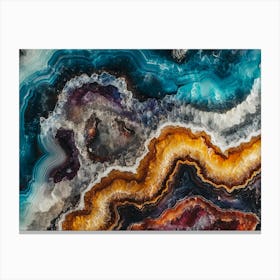 Abstract Agate 1 Canvas Print