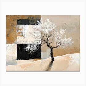 White Tree Canvas Print