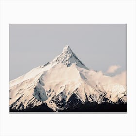Snowy Mountain Peak Canvas Print