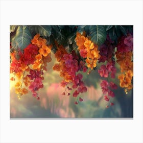 Hibiscus Flowers 1 Canvas Print