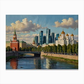 Moscow Kremlin Canvas Print