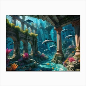 Under The Sea Canvas Print