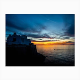 Sunset in Italy Canvas Print