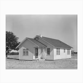 Farm Home Built Under Tenant Purchase Program, Hidalgo County, Texas By Russell Lee Canvas Print