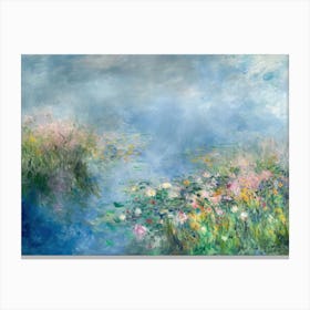 Contemporary Artwork Inspired By Claude Monet 2 Canvas Print