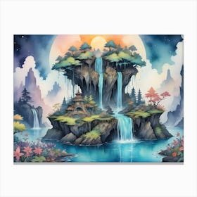 Fairytale Island Canvas Print