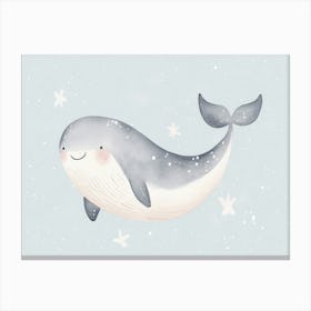 Cute whale Canvas Print