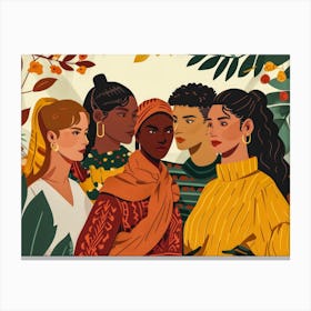 Group Of Women 14 Canvas Print