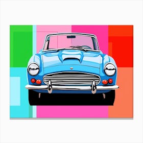 Classic Car Pop Art Inspired Canvas Print