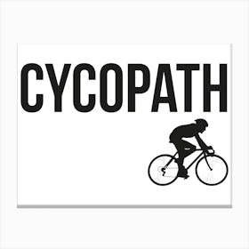 Cycopath Cycling Canvas Print