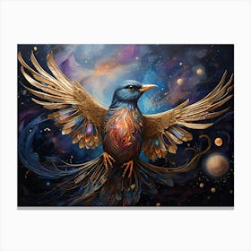 Bird Of The Universe Paintings Art Print Canvas Print