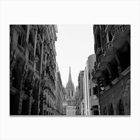 Cathedral Of Barcelona Canvas Print