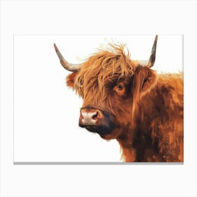 Highland Cow 6 Canvas Print