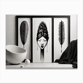 Asian Art Canvas Print