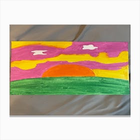 Sunset Painting Canvas Print