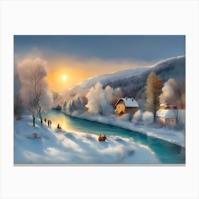 Winter Landscape 2 Canvas Print