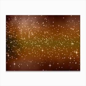 Sandal Tan Tone Shining Star Background Canvas Print