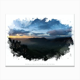 Blue Mountains National Park, Blue Mountains, New South Wales Canvas Print