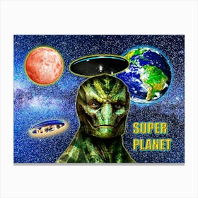 THEY ARE ALREADY HERE - REPTILIAN design collection Canvas Print