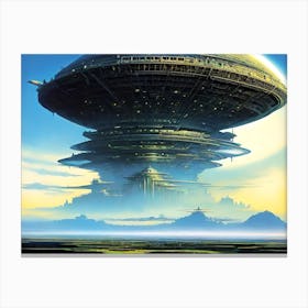 Spaceship 2 Canvas Print