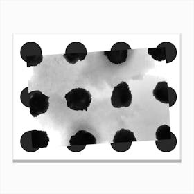 Polka Dots Pattern 02 Canvas Print