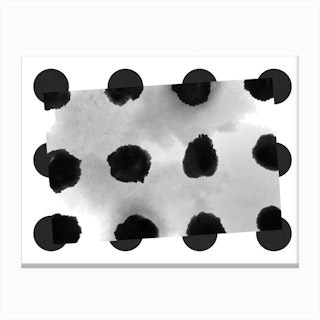 Polka Dots Pattern 02 Canvas Print