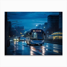 City At Night 2 Canvas Print