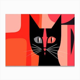 Abstract Cat 14 Canvas Print