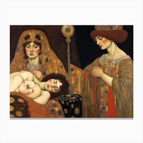 Paul Gauguin Art Prints Birth Of A Queen Canvas Print