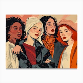 Women Of Color 14 Canvas Print