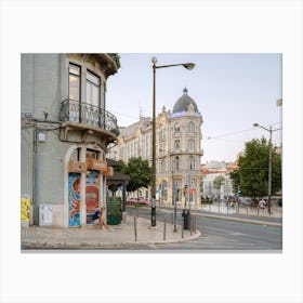 Lisbon_street scene_Portugal Canvas Print