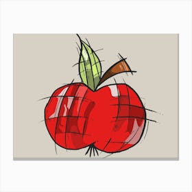 Red Apple 1 Canvas Print