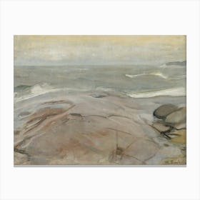 Seaside Landscape From Suursaari Island, 1905, By Magnus Enckell Canvas Print