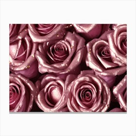 Purple Roses Canvas Print