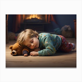 Babi's sleep Canvas Print