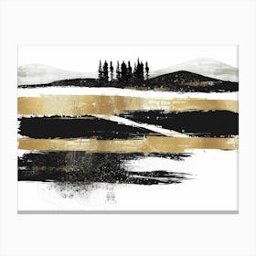 Black And Gold Canvas Print 35 Canvas Print