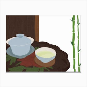 Oriental Teatime Canvas Print