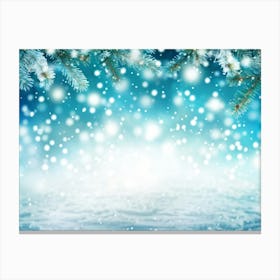 Screen Frame Glow Garland Holiday Bright Snowflake Space Festive Beautiful Light Closeup (5) 2 Canvas Print