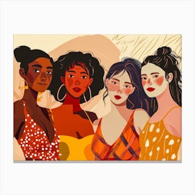 Women Of Color 4 Canvas Print