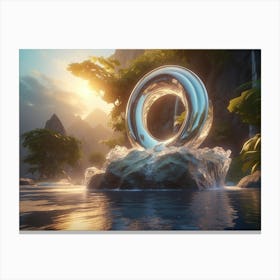 Ring Of Light Canvas Print